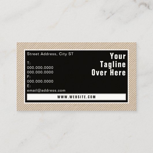 建築インスパイアサイトの幾何自動車 名刺 (裏面)