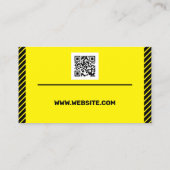 建築インスパイアサイト最小モダン者 名刺 (裏面)