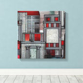 建築インプレッション キャンバスプリント (インサイチュ (ウッドフロア))