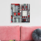 建築インプレッション キャンバスプリント (インサイチュ (リビング))