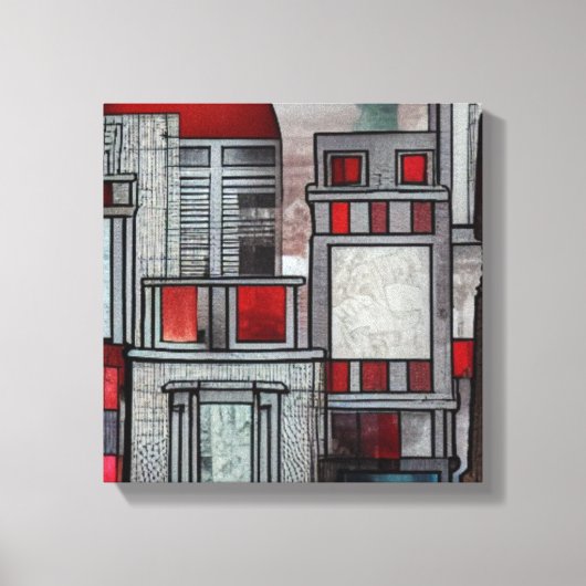 建築インプレッション キャンバスプリント (正面)