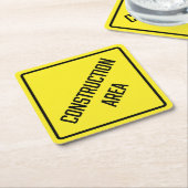 建築エリア紙コースター スクエアペーパーコースター (アングル)