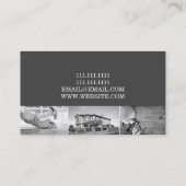 建築エンジニアリング請負業者 名刺 (裏面)