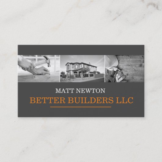 建築エンジニアリング請負業者 名刺 (正面)