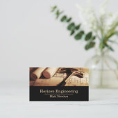 建築エンジニアリング請負業者Construction Busin 名刺 (スタンド正面)