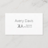 建築エンジモダンニアブループリントスケッチ 名刺 (裏面)