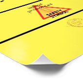 建築カスタムの安全注意喚起 ポスター (コーナー)