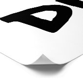 建築カスタムキッズオレンジディガーポスター ポスター (角)