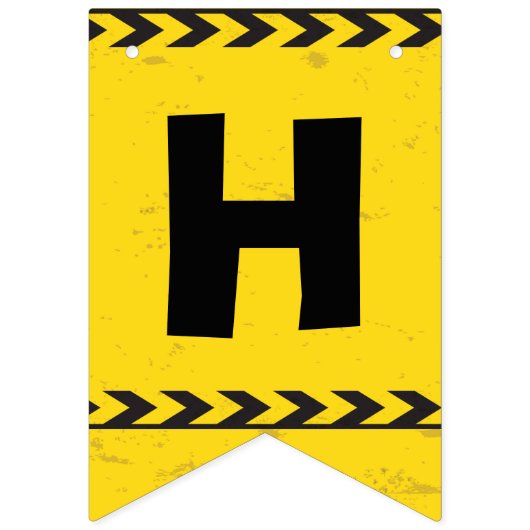 建築カスタムキッズフォトボーイズバースデーパーティー バンティングフラッグ (第1の旗)