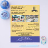 建築カスタム会社 チラシ (シングル)