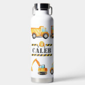 建築カスタム水ボトル |名前をカスタムする ウォーターボトル (正面)