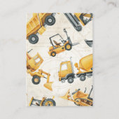 建築カード挿入のベビーブックリクエスト エンクロージャーカード (裏面)