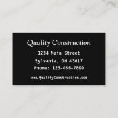 建築カード 名刺 (裏面)