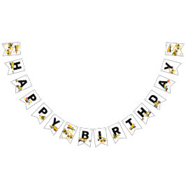建築キッズハッピーバースデーパーティー バンティングフラッグ