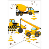 建築キッズハッピーバースデーパーティー バンティングフラッグ (第1の旗)