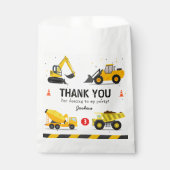 建築キッズ任意の年齢の誕生日パーティー フェイバーバッグ (正面)