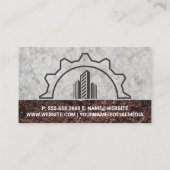 建築ギア | 作業用車両 | コンクリート土 名刺 (裏面)