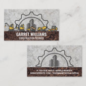 建築ギア | 作業用車両 | コンクリート土 名刺 (正面/裏面)