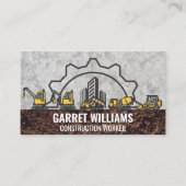 建築ギア | 作業用車両 | コンクリート土 名刺 (正面)