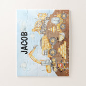 建築ギフト男の子，建築 ジグソーパズル (縦)