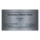 建築クラシックレイアウト マグネット名刺 (正面)