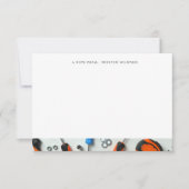 建築クラスタ名前をカスタムする ノートカード (正面)