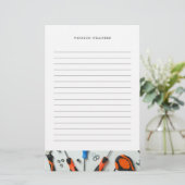 建築クラスタ | 罫線 便箋 (スタンド正面)