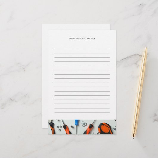 建築クラスタ | 罫線 便箋 (正面/裏面インサイチュ)