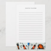 建築クラスタ | 罫線 便箋 (正面/裏面)