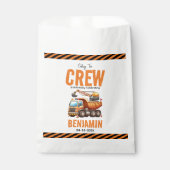 建築クルーのダンプトラックボーイ2nd誕生日 フェイバーバッグ (正面)