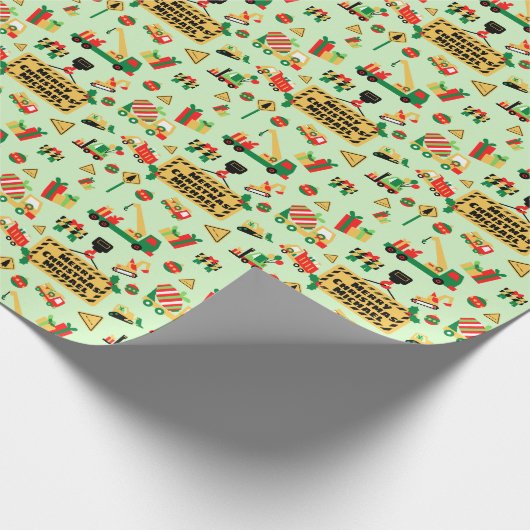 建築クルークリスパーソナライズされたマス ラッピングペーパー (角)