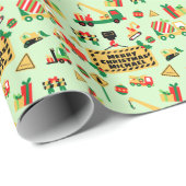 建築クルークリスパーソナライズされたマス ラッピングペーパー (ロールコーナー)