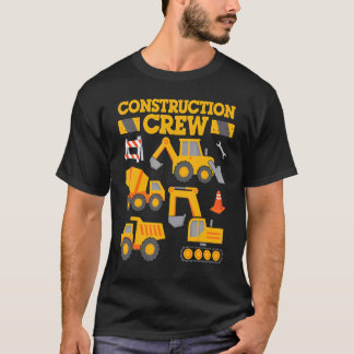 建築クルー作業者ショベルトドラーボーイズG Tシャツ