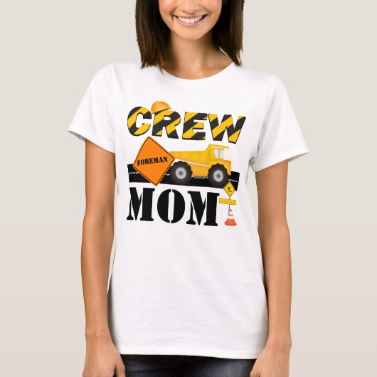 建築クルー家族のシャツの個人用設定 Tシャツ (正面)