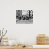 建築クルー、1925年。ヴィンテージ写真 ポスター (キッチン)