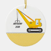 建築クレーパーソナライズされたンオーナメント セラミックオーナメント (正面)