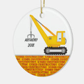 建築クレーパーソナライズされたンオーナメント セラミックオーナメント (左)