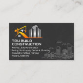 建築クレーンサイト | 住宅用商業 名刺 (正面)