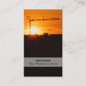 建築クレーン及びタワークレーン専門バス 名刺 (正面)