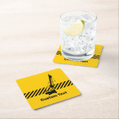 建築クレーン スクエアペーパーコースター (インサイチュ)