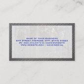 建築クレーン | プロパティ 名刺 (裏面)