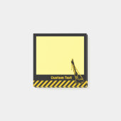 建築クレーン ポストイット (正面)