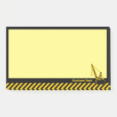 建築クレーン ポストイット (正面)