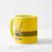 建築クレーン マグカップ (正面左)