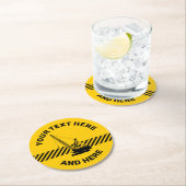 建築クレーン ラウンドペーパーコースター (インサイチュ)