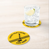 建築クレーン ラウンドペーパーコースター (インサイチュ)