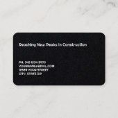 建築クレーン 名刺 (裏面)