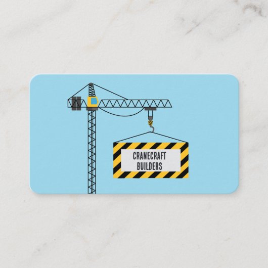 建築クレーン 名刺 (正面)