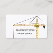 建築クレーン 名刺 (正面)