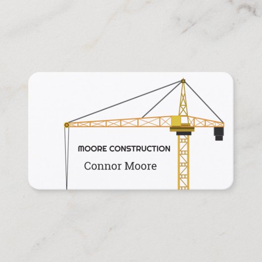 建築クレーン 名刺 (正面)